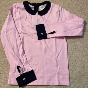 NWOT Girls Olive Juice Peter Pan Top